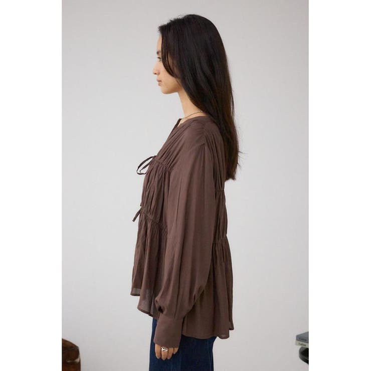 フロントリボン長袖シャツカーディガン | AZUL BY MOUSSY | 詳細画像26 