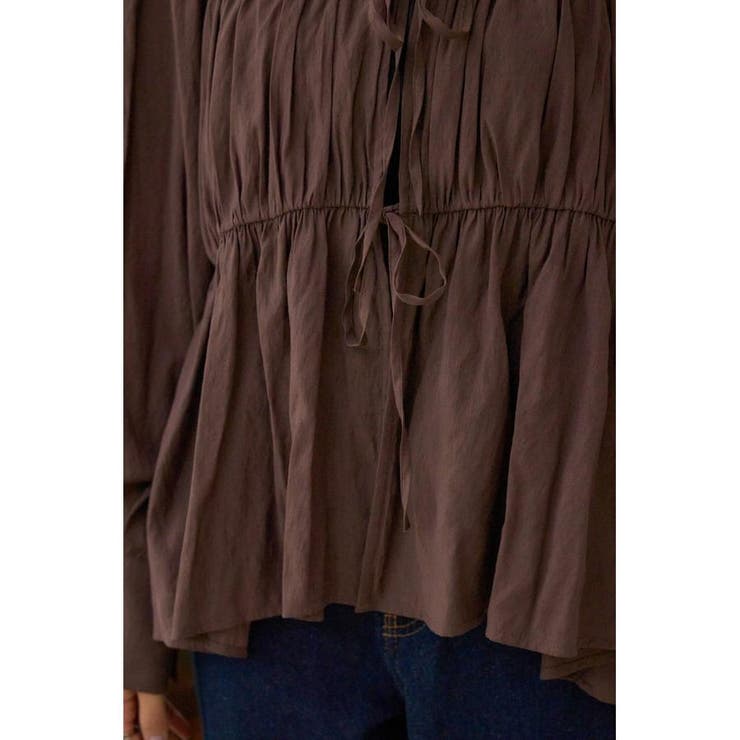 フロントリボン長袖シャツカーディガン | AZUL BY MOUSSY | 詳細画像31 