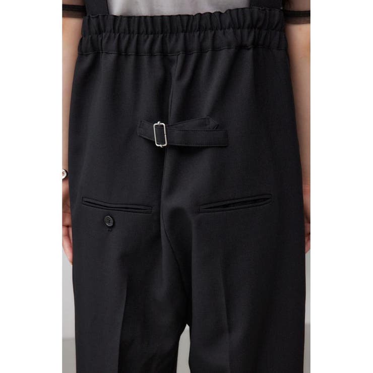 リネンライクワイドハイウエストサロペット | AZUL BY MOUSSY | 詳細画像24 