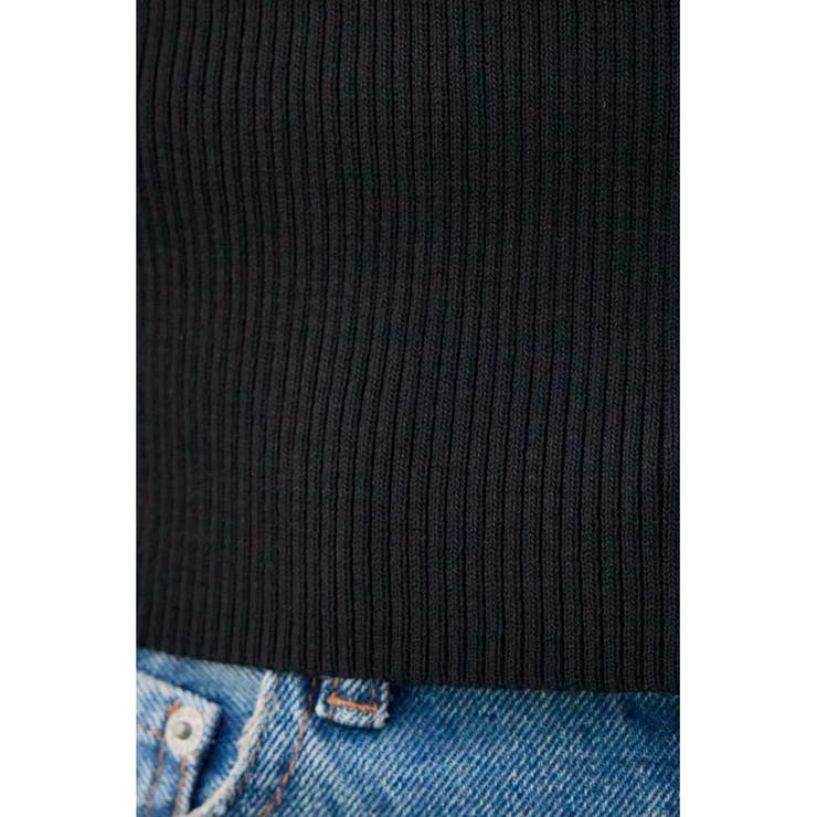 ハーフスリーブクルーネックリブトップス | AZUL BY MOUSSY | 詳細画像37 