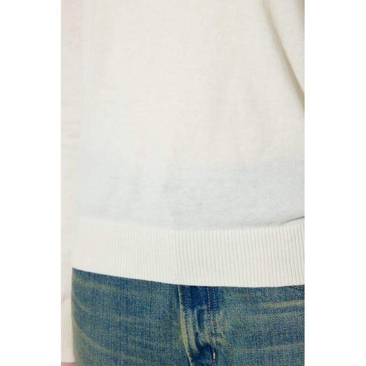 カシミヤミックスクルーネックニット | AZUL BY MOUSSY | 詳細画像11 