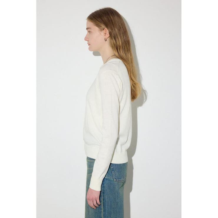 カシミヤミックスクルーネックニット | AZUL BY MOUSSY | 詳細画像6 