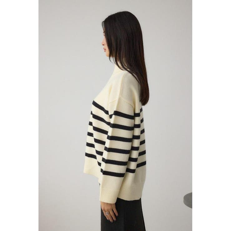 アソートカラーハーフジップニットトップス | AZUL BY MOUSSY | 詳細画像6 