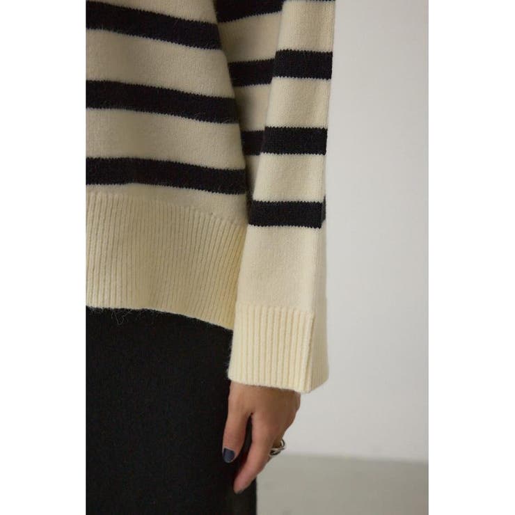 アソートカラーハーフジップニットトップス | AZUL BY MOUSSY | 詳細画像10 