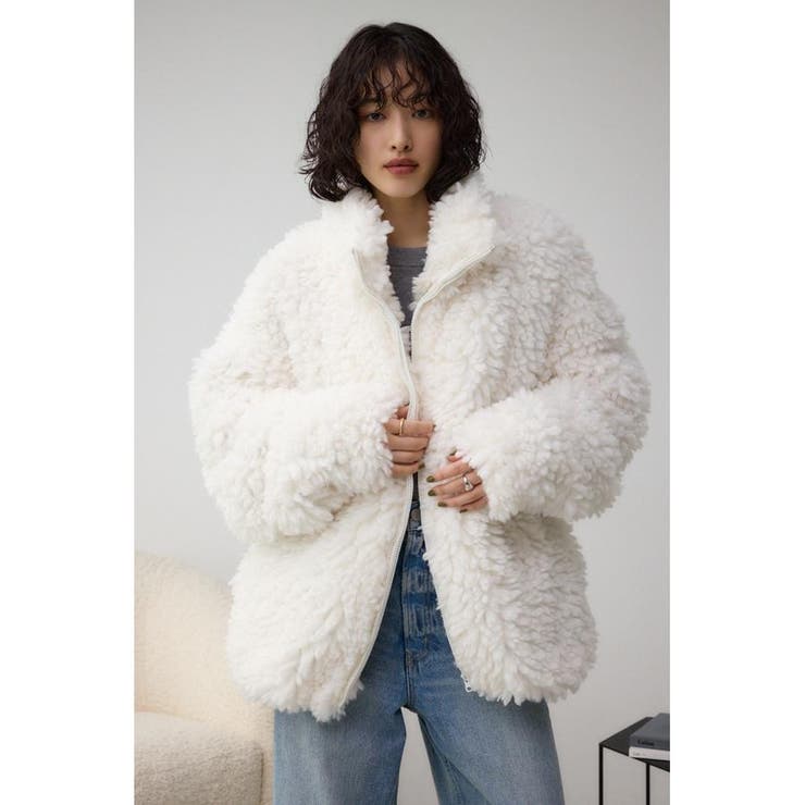 スノウマンボアシャウター[品番：AZLW0022874]｜AZUL BY MOUSSY 