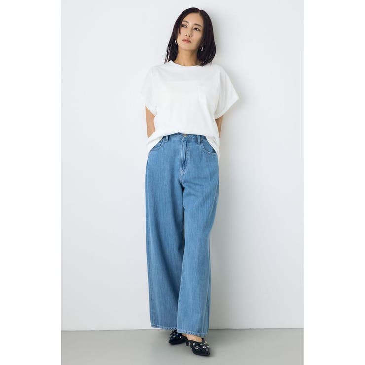 AZUL DENIM 甘撚りバギーパンツ | AZUL BY MOUSSY | 詳細画像14 