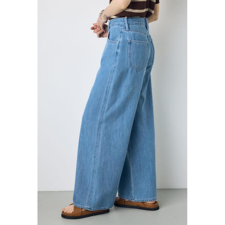 AZUL DENIM 甘撚りバギーパンツ | AZUL BY MOUSSY | 詳細画像3 