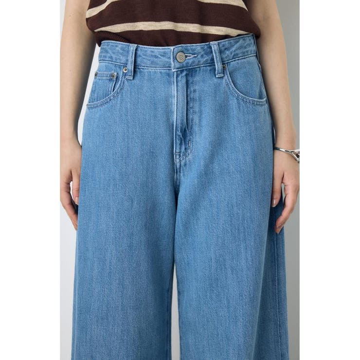 AZUL DENIM 甘撚りバギーパンツ | AZUL BY MOUSSY | 詳細画像5 