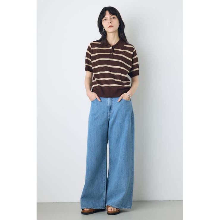 AZUL DENIM 甘撚りバギーパンツ | AZUL BY MOUSSY | 詳細画像8 