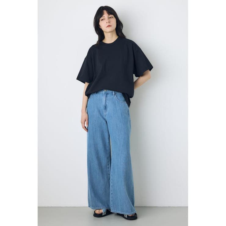 AZUL DENIM 甘撚りバギーパンツ | AZUL BY MOUSSY | 詳細画像9 