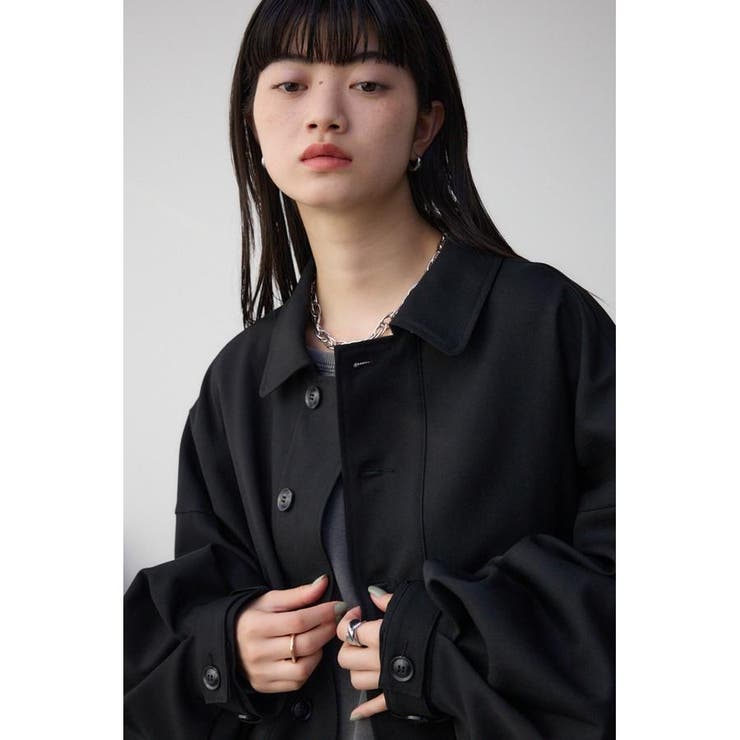 ボリュームスリーブクロップドシャツブルゾン | AZUL BY MOUSSY | 詳細画像13 