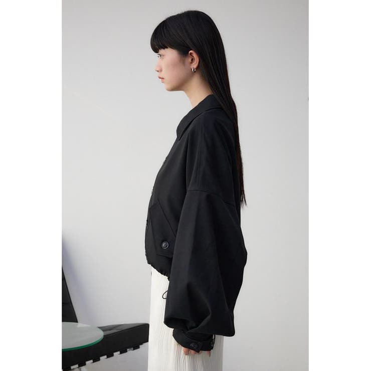 ボリュームスリーブクロップドシャツブルゾン | AZUL BY MOUSSY | 詳細画像17 