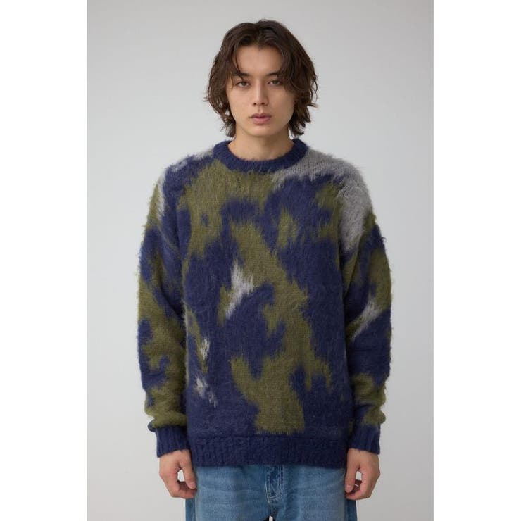 起毛総柄ニット | AZUL BY MOUSSY | 詳細画像27 