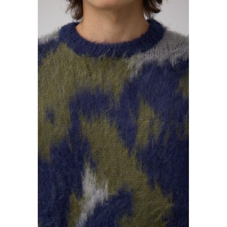 起毛総柄ニット | AZUL BY MOUSSY | 詳細画像30 