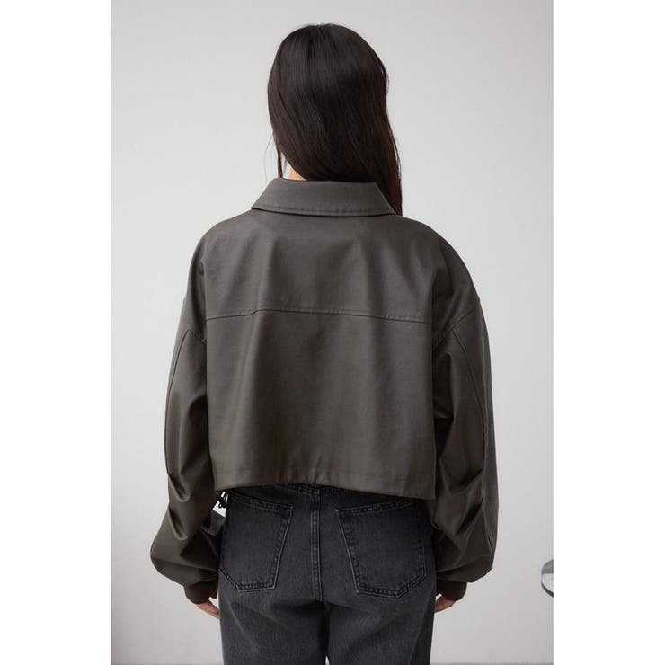 フェイクレザーショートブルゾン | AZUL BY MOUSSY | 詳細画像23 