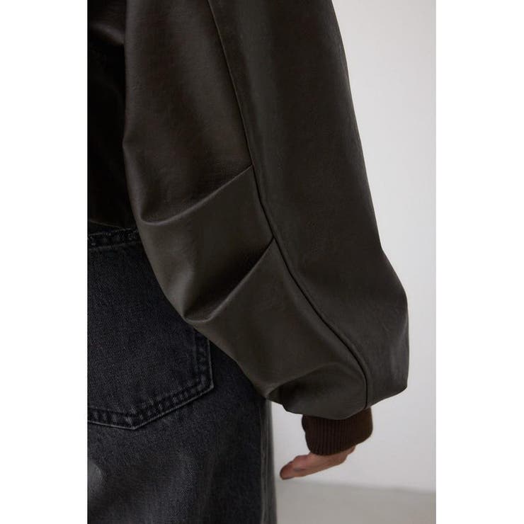 フェイクレザーショートブルゾン | AZUL BY MOUSSY | 詳細画像28 