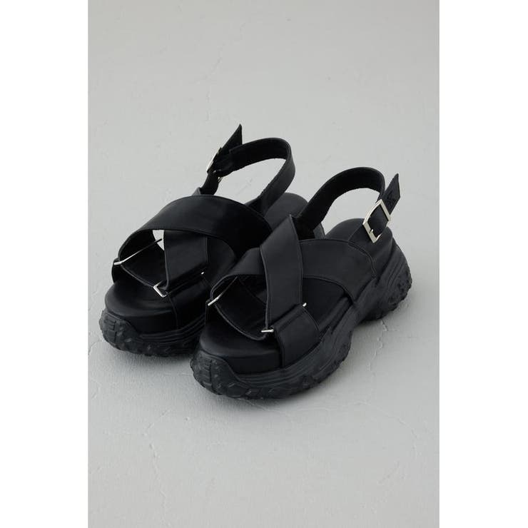 BLK | ボリュームソールストラップサンダル | AZUL BY MOUSSY