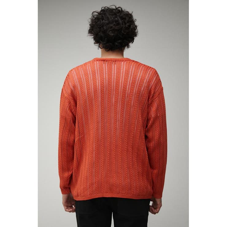 OPENWORK KNIT CARDIGAN | AZUL BY MOUSSY | 詳細画像15 