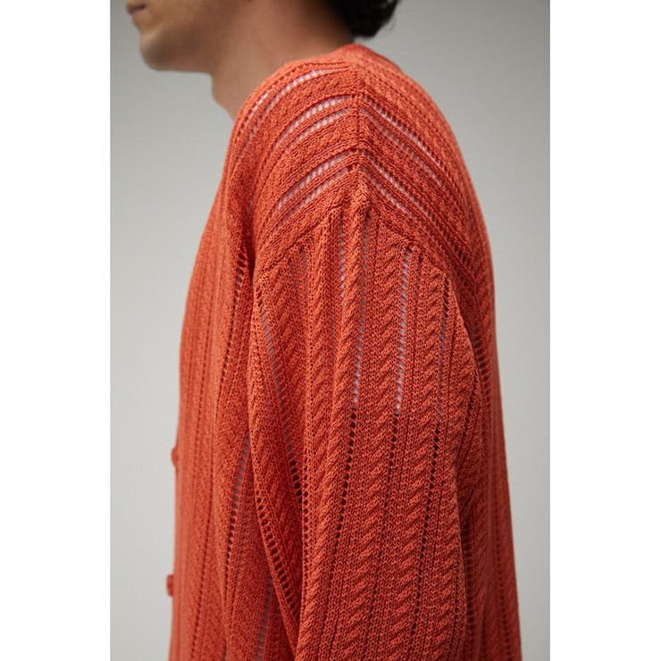 OPENWORK KNIT CARDIGAN | AZUL BY MOUSSY | 詳細画像17 