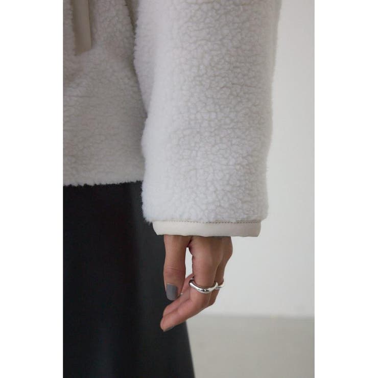 リバーシブルキルティングボアブルゾン | AZUL BY MOUSSY | 詳細画像10 