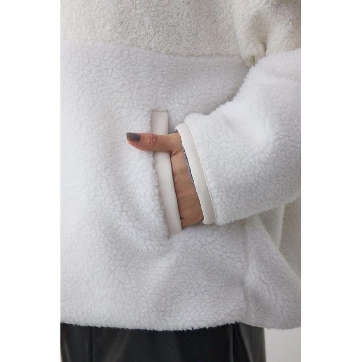 リバーシブルキルティングボアブルゾン | AZUL BY MOUSSY | 詳細画像12 