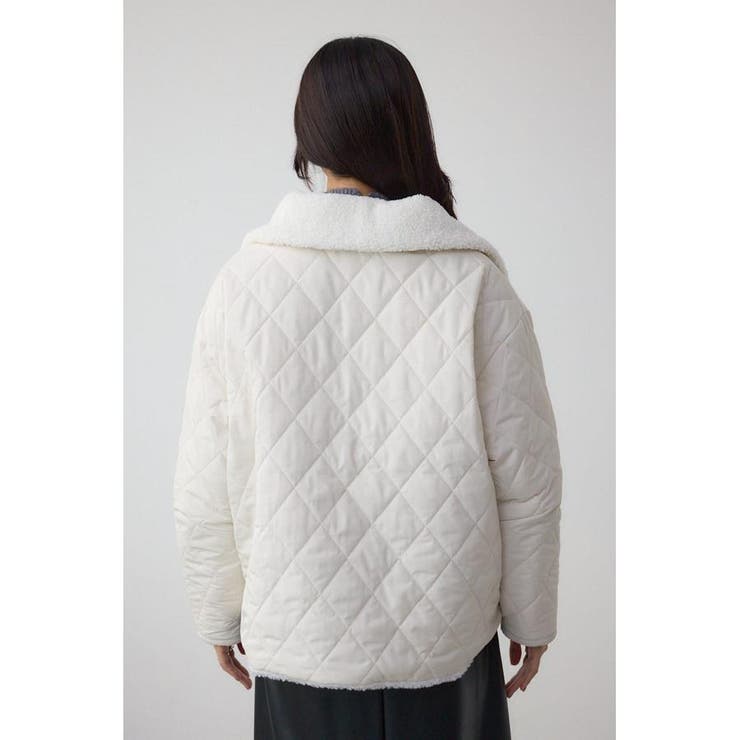 リバーシブルキルティングボアブルゾン | AZUL BY MOUSSY | 詳細画像14 