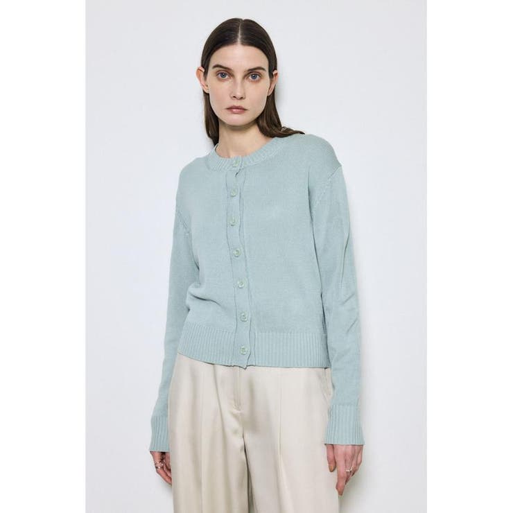 リネンタッチクルーネックニットカーディガン | AZUL BY MOUSSY | 詳細画像30 