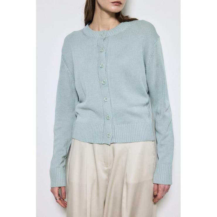 リネンタッチクルーネックニットカーディガン | AZUL BY MOUSSY | 詳細画像31 