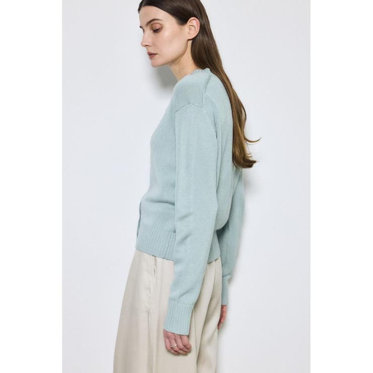リネンタッチクルーネックニットカーディガン | AZUL BY MOUSSY | 詳細画像32 