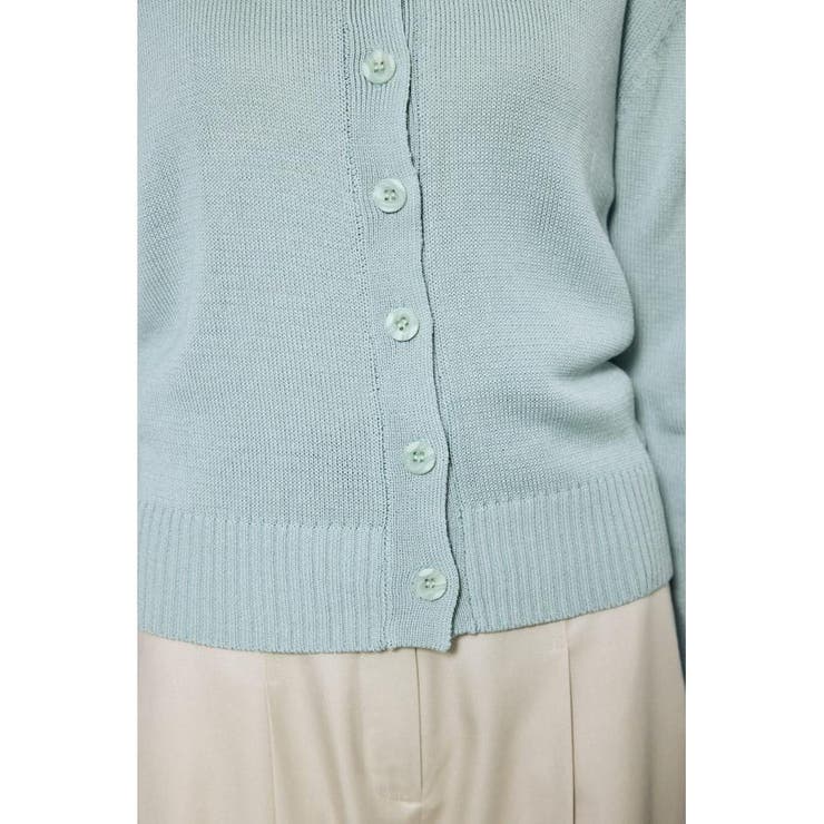 リネンタッチクルーネックニットカーディガン | AZUL BY MOUSSY | 詳細画像36 