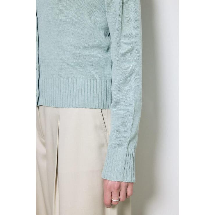 リネンタッチクルーネックニットカーディガン | AZUL BY MOUSSY | 詳細画像37 