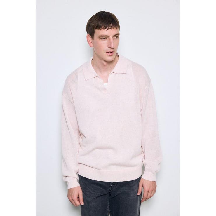 リネンミックススキッパーポロシャツ | AZUL BY MOUSSY | 詳細画像24 