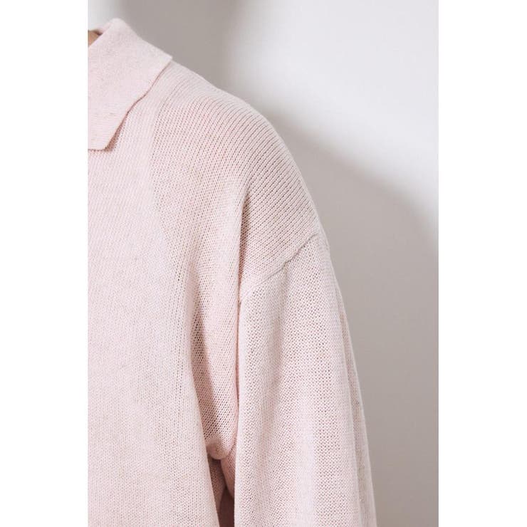 リネンミックススキッパーポロシャツ | AZUL BY MOUSSY | 詳細画像31 