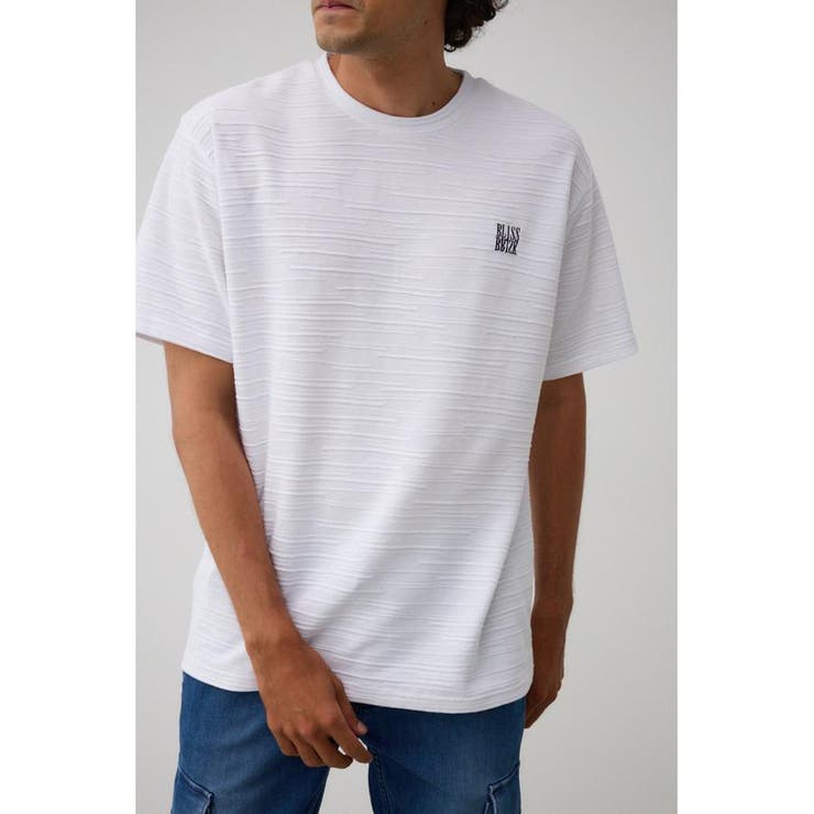 WHT | ランダムタッククルーネックTシャツ | AZUL BY MOUSSY