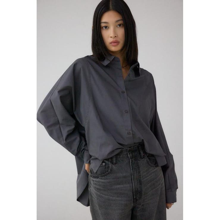 タックヘム長袖コクーンシャツ | AZUL BY MOUSSY | 詳細画像22 