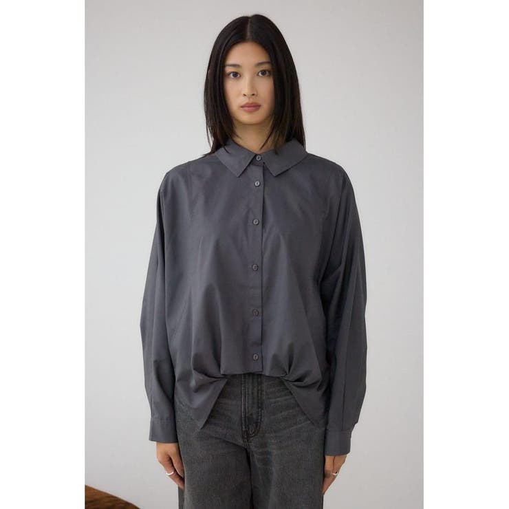 タックヘム長袖コクーンシャツ | AZUL BY MOUSSY | 詳細画像24 