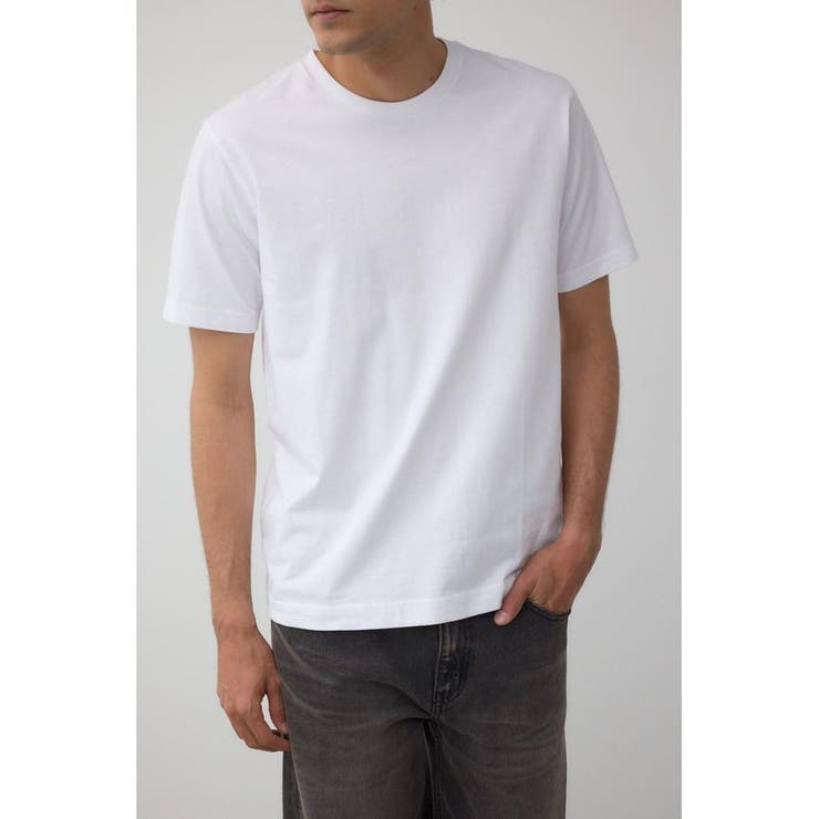 WHT | AZコットンクルーネックTシャツ | AZUL BY MOUSSY