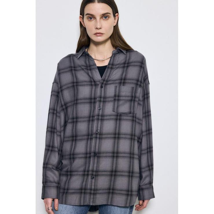 アーバンチェックオーバールーズシャツ | AZUL BY MOUSSY | 詳細画像11 