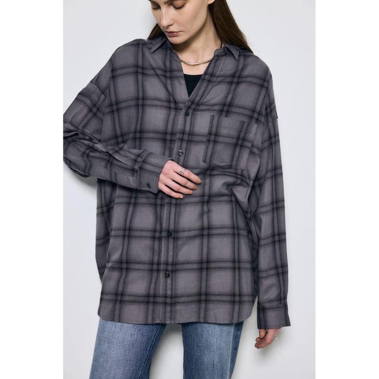 アーバンチェックオーバールーズシャツ | AZUL BY MOUSSY | 詳細画像11 