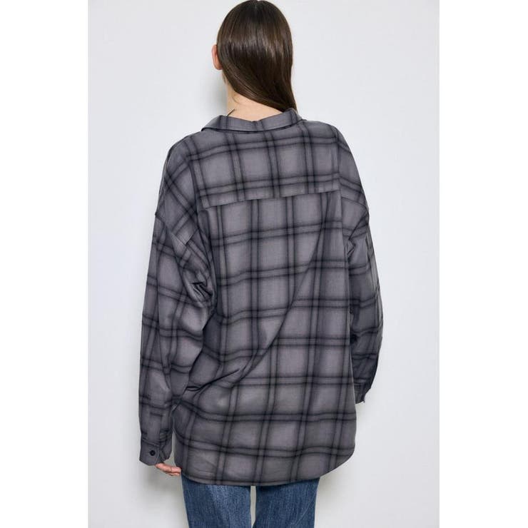 アーバンチェックオーバールーズシャツ | AZUL BY MOUSSY | 詳細画像14 