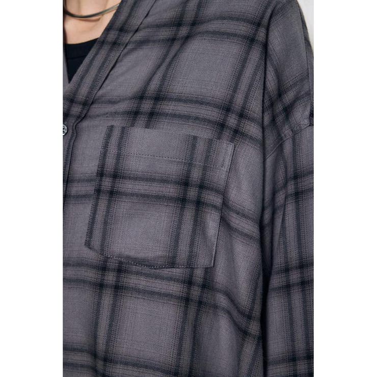 アーバンチェックオーバールーズシャツ | AZUL BY MOUSSY | 詳細画像18 