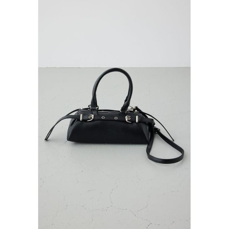 BLK | ベルトデザインレクタングルハンドバッグ | AZUL BY MOUSSY