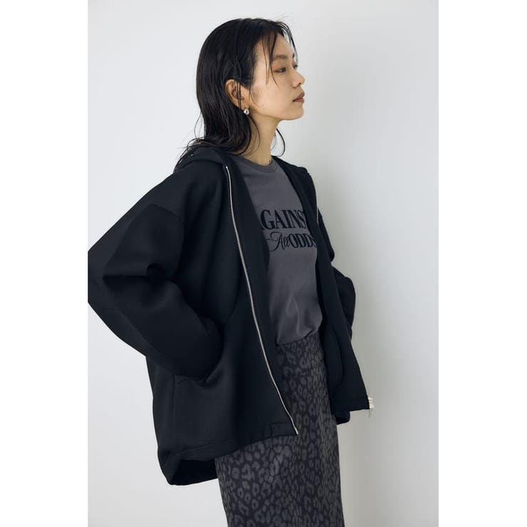 コクーンダブルジップパーカー | AZUL BY MOUSSY | 詳細画像11 