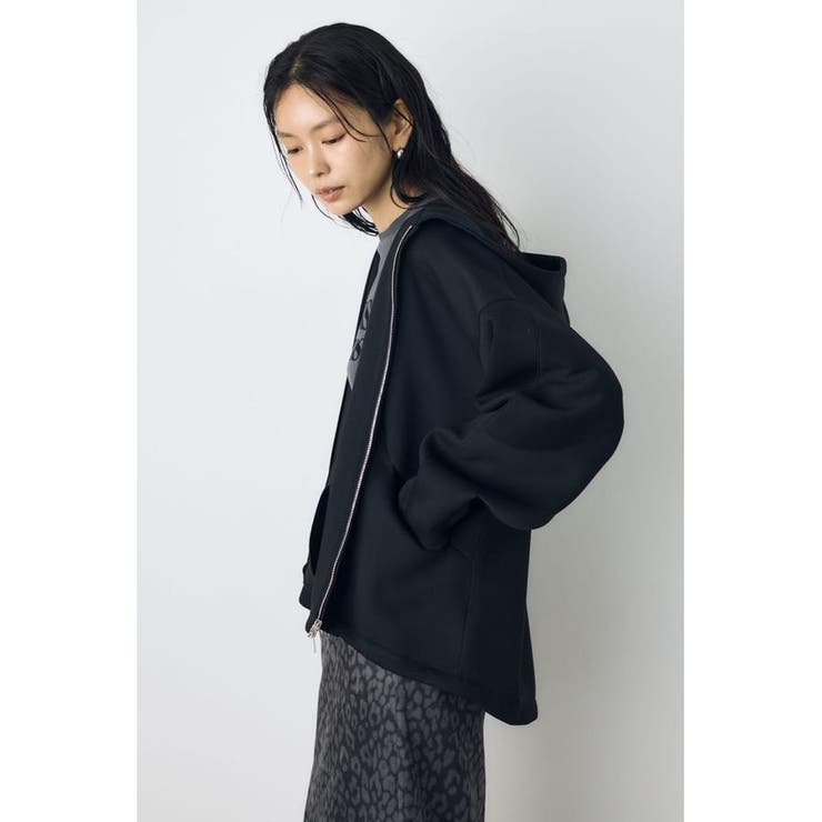 コクーンダブルジップパーカー | AZUL BY MOUSSY | 詳細画像13 