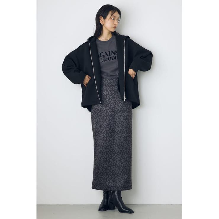 コクーンダブルジップパーカー | AZUL BY MOUSSY | 詳細画像14 