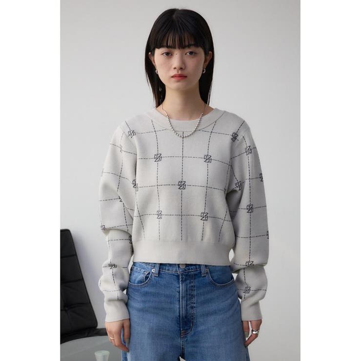 2WAYAZジャガードニットカーディガン | AZUL BY MOUSSY | 詳細画像39 
