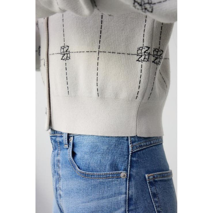 2WAYAZジャガードニットカーディガン | AZUL BY MOUSSY | 詳細画像36 