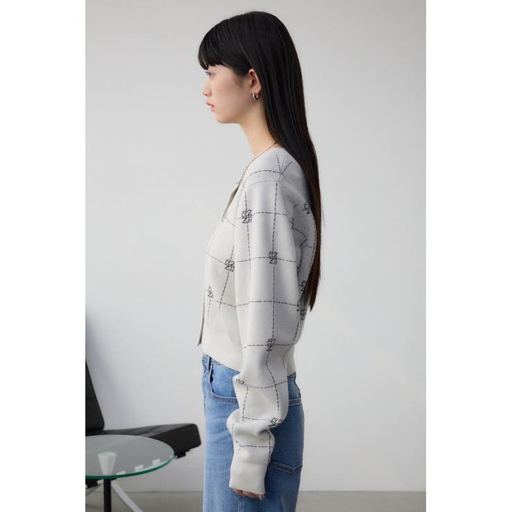 2WAYAZジャガードニットカーディガン | AZUL BY MOUSSY | 詳細画像32 