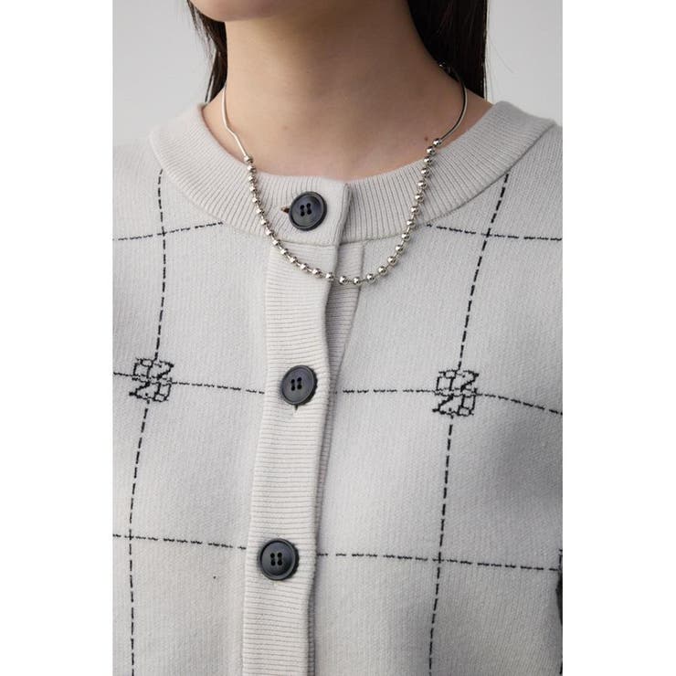 2WAYAZジャガードニットカーディガン | AZUL BY MOUSSY | 詳細画像33 