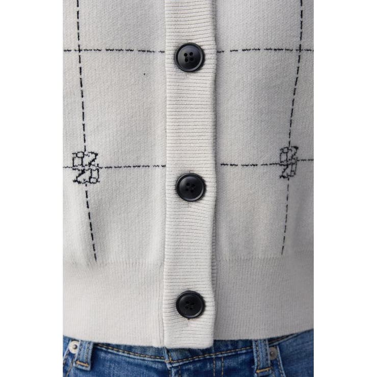 2WAYAZジャガードニットカーディガン | AZUL BY MOUSSY | 詳細画像37 